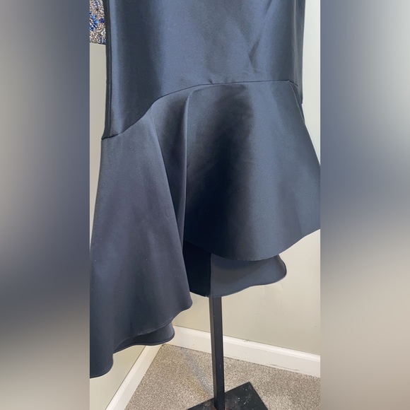 Sachin & Babi Noir Adelia Illusion Midi Dress - Picture 8 of 15